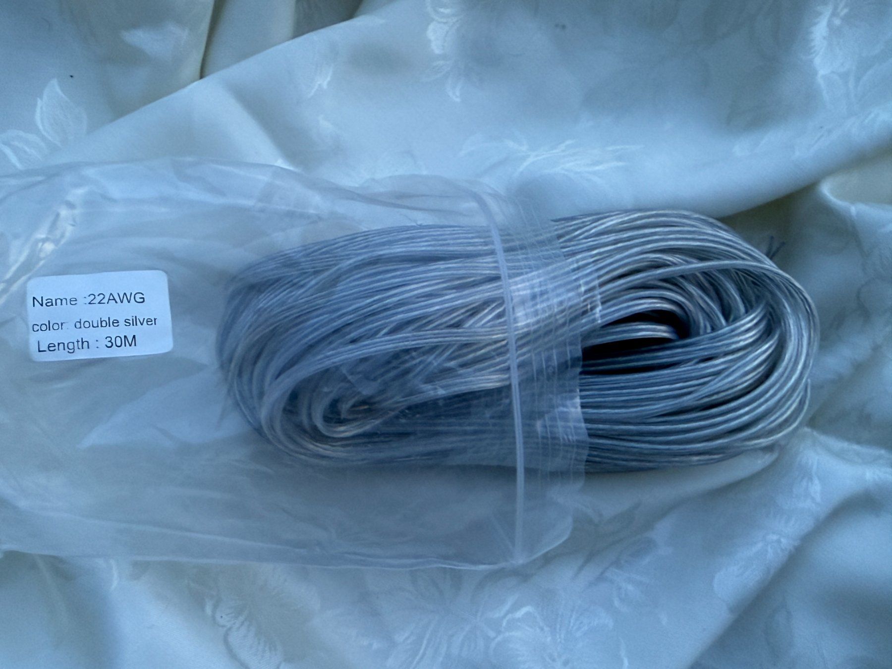 Kabel: 30 Meter AWG22-Kabel + 30 Meter AWG30-Kabel – Neu und originalverpackt aus Vacallo von cri_229f