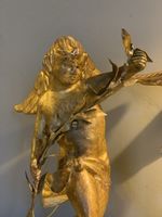 Antike Engel Figuren, vergoldet, Barock Stil - Rarität