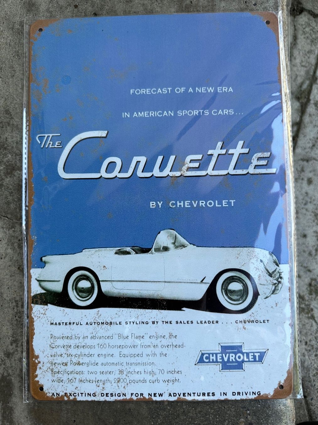 Insegne: Chevrolet corvette c1 1953 classic oldtimer Cabrio – Nuovo (secondo la descrizione) da Reinach AG venduto da rares75