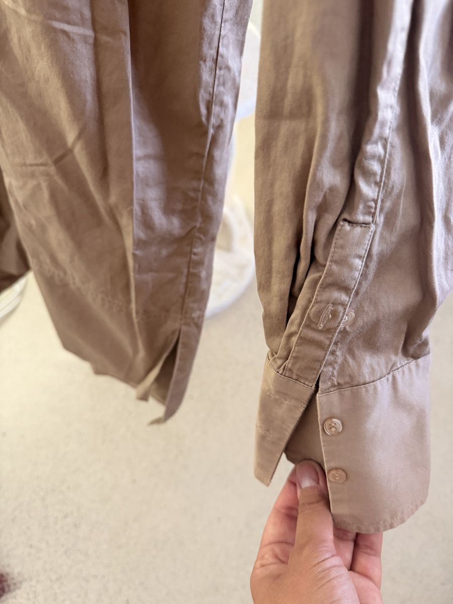 Blusen: Hemdbluse InWear beige Gr 40 – Gebraucht aus Endingen von BuffyCreamy 1
