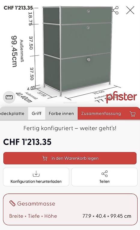 Pfister Banconi: QUADRO CONTAINER MIT ROLLEN & HIGHBOARD KORPUS – Usato da Lengnau BE venduto da Lupre_84 3