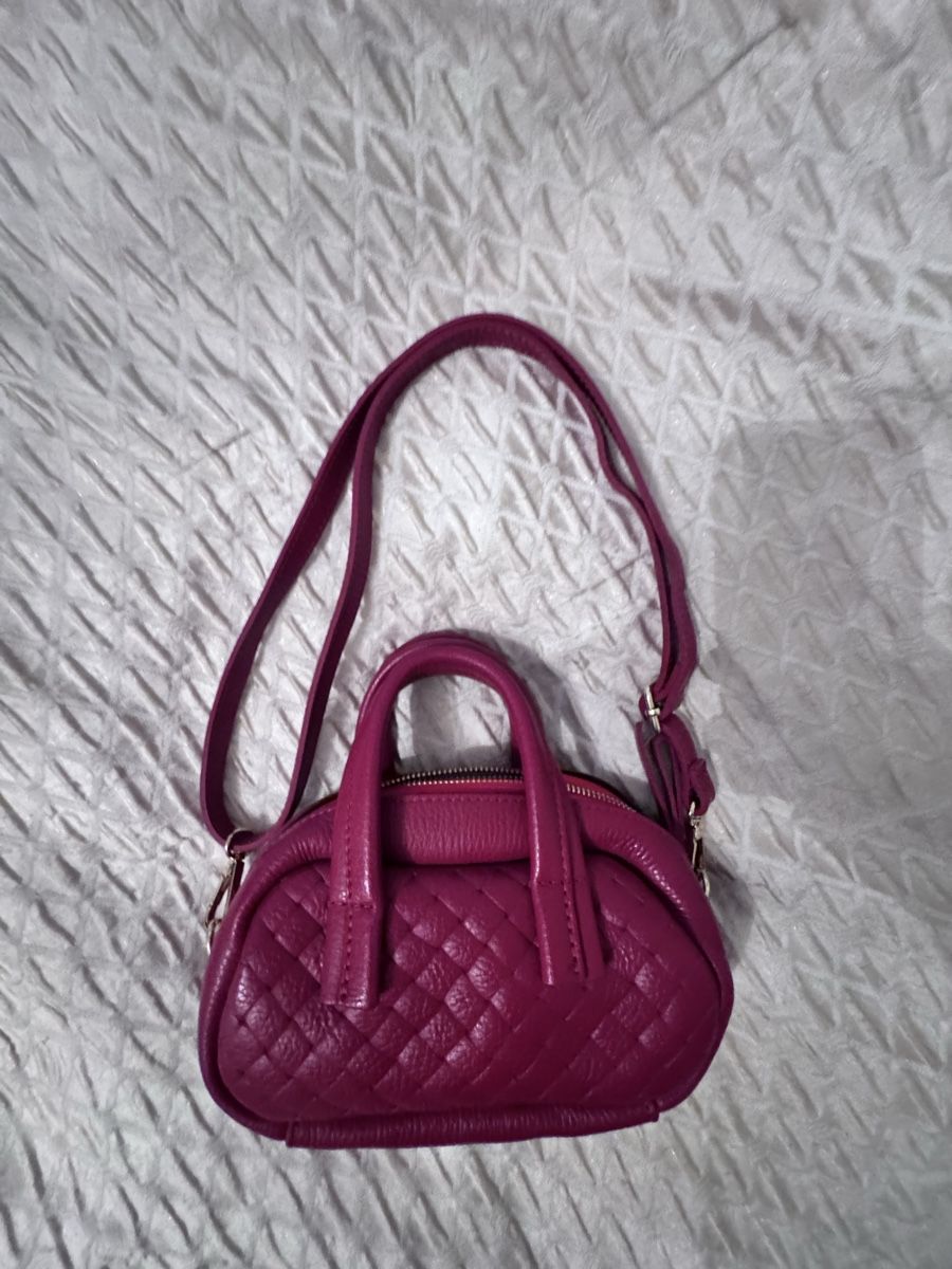 Borse da donna: Chic Pink Quilted Leather Handbag w/ Strap – Usato da Zürich venduto da 613_g8jy 1