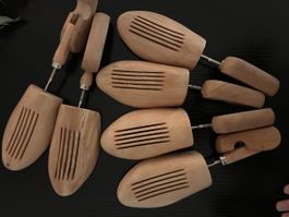 3 Wooden Shoe Trees