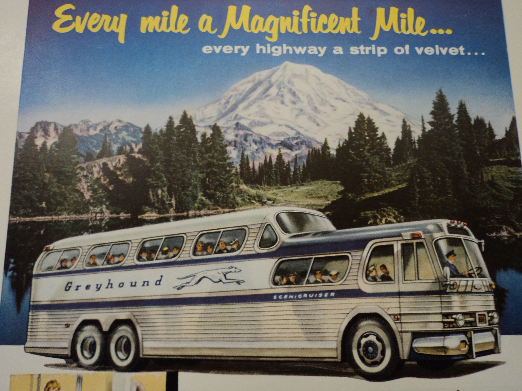 Documents: Prospekt Greyhound Scienicruiser 1954 – D'occasion à Schwarzenburg par modelCARama 1