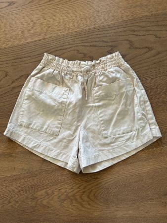 Beige Shorts Grösse 128 für Mädchen