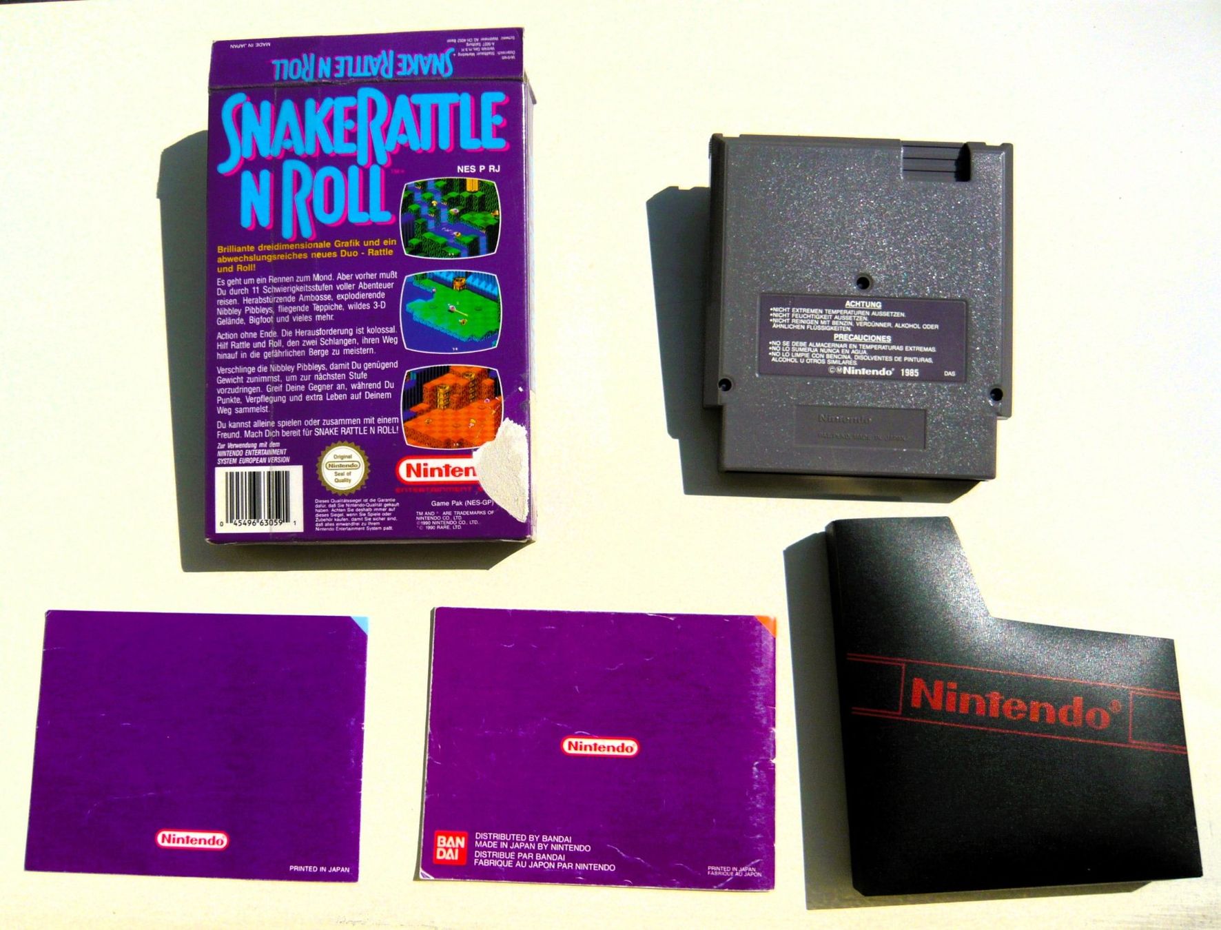 Nintendo Jeux: NES : Snake Rattle N Roll, CIB – D'occasion à Onex par Jaguar1986 2
