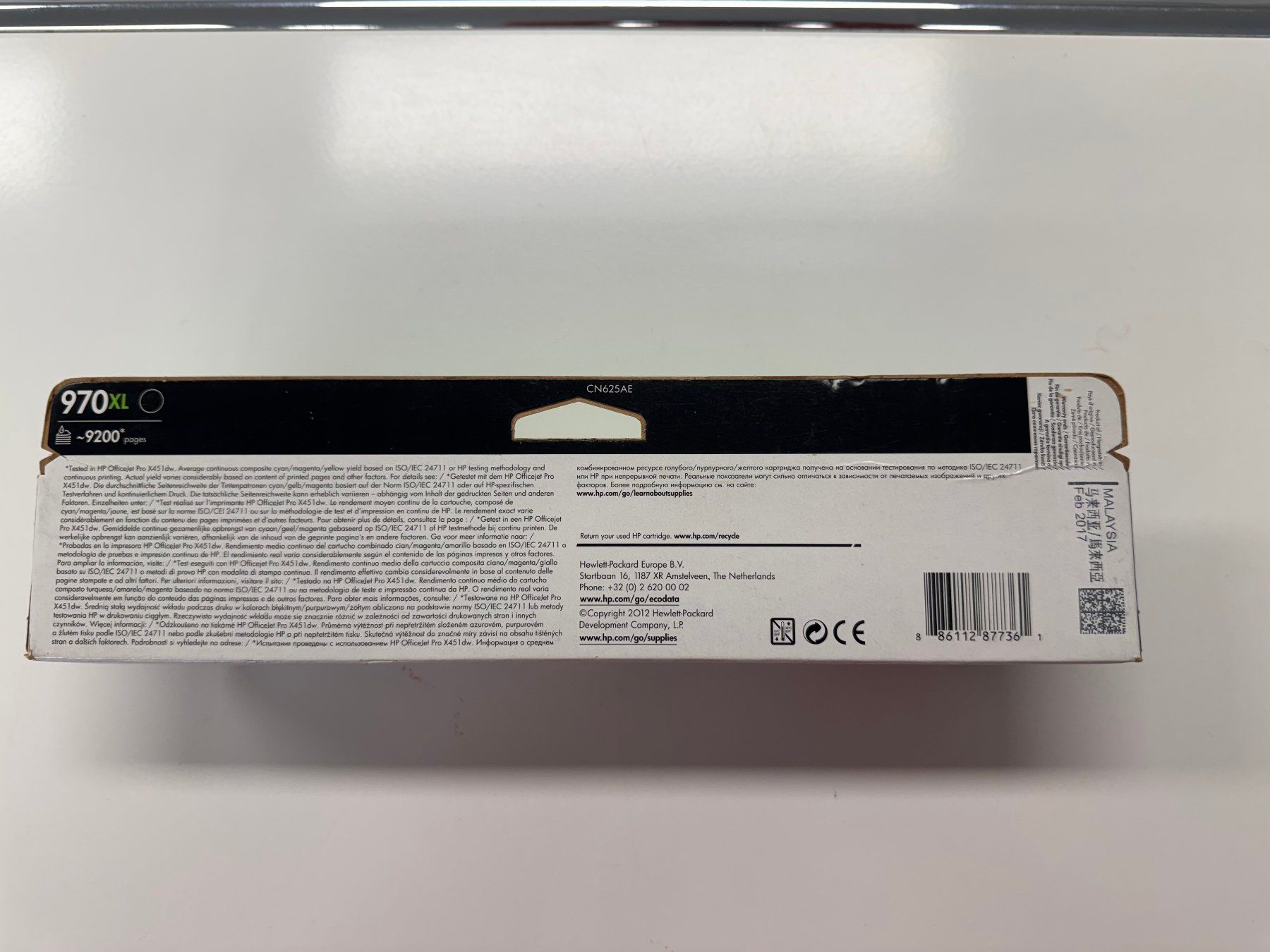 Hewlett Packard Cartucce per stampanti & toner: Original HP Druckerpatrone 970XL - Black – Nuovo (secondo la descrizione) da Zürich venduto da Klaus_43 2