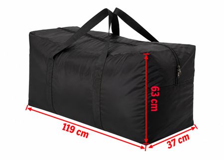 Sac de transport noir pour bateau gonflable 