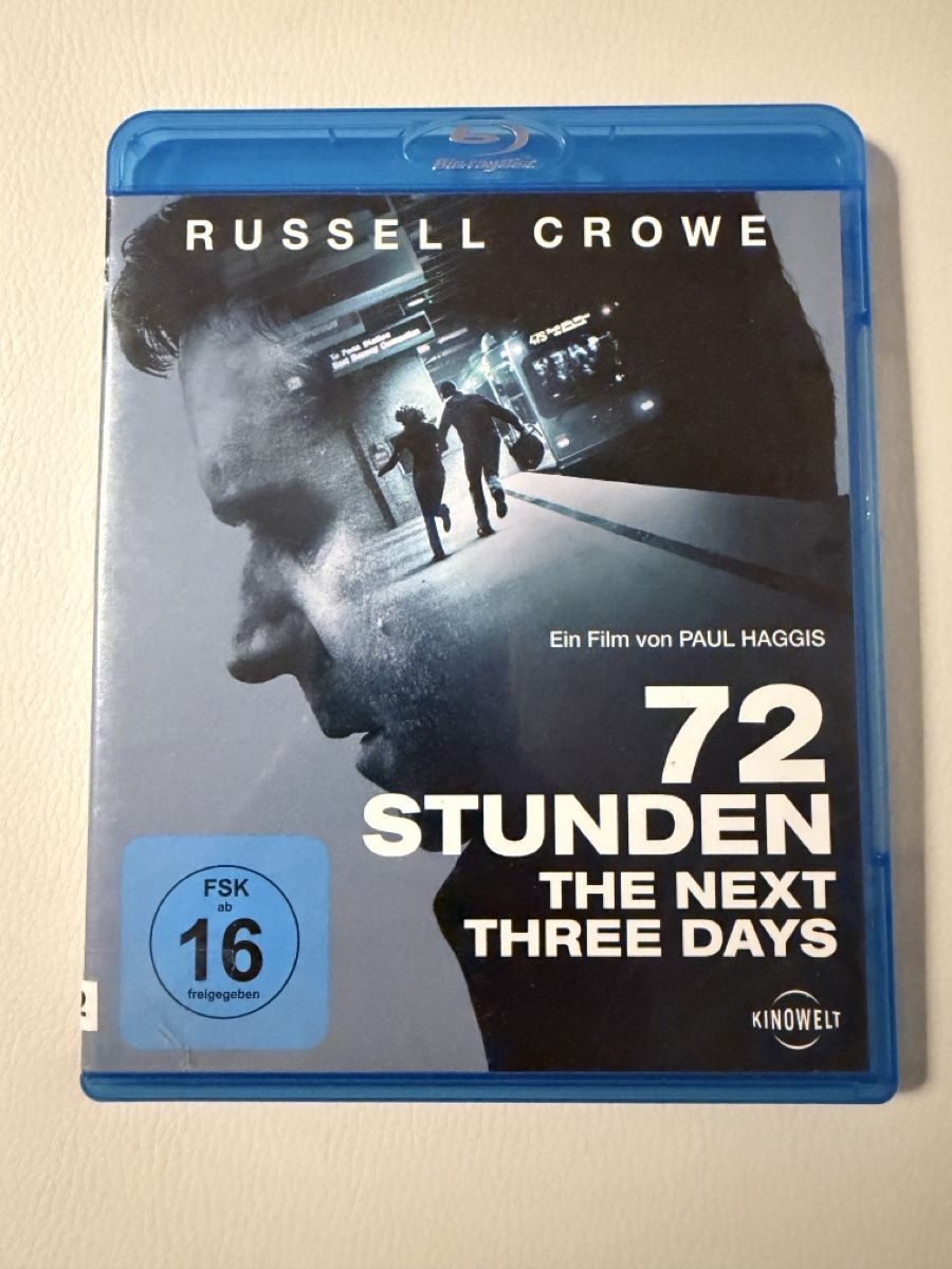 Tutti i DVDs: Blu-ray 72 Stunden The Next Three Days  – Usato da Rorschach venduto da mar_nl6c