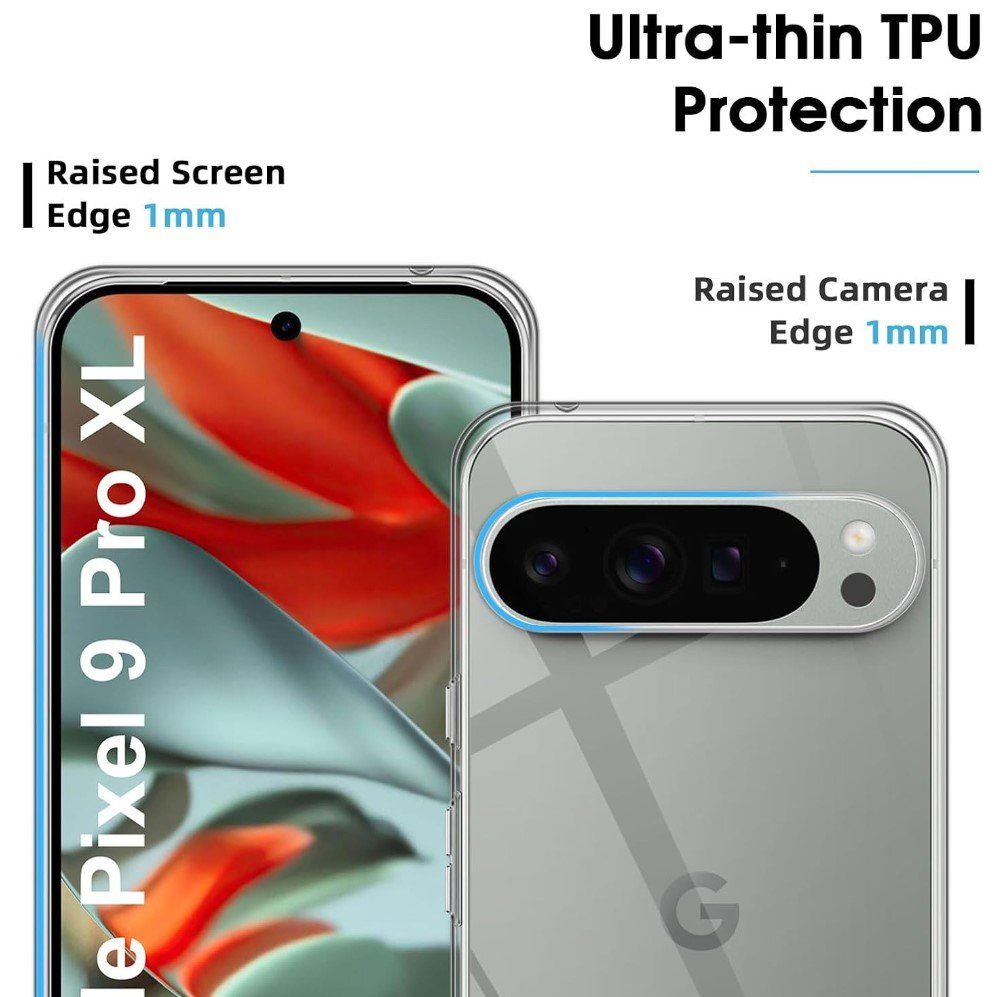 Google Cover & Protezioni schermo: Google Pixel 9 Pro XL Hülle Case crystal clear TPU dünn – Nuovo e nell'imballaggio originale da Rorschacherberg venduto da elektrofreak 5