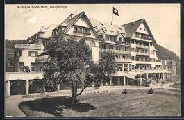 AK Sonn-Matt, Kurhaus, Hauptfront, 1912