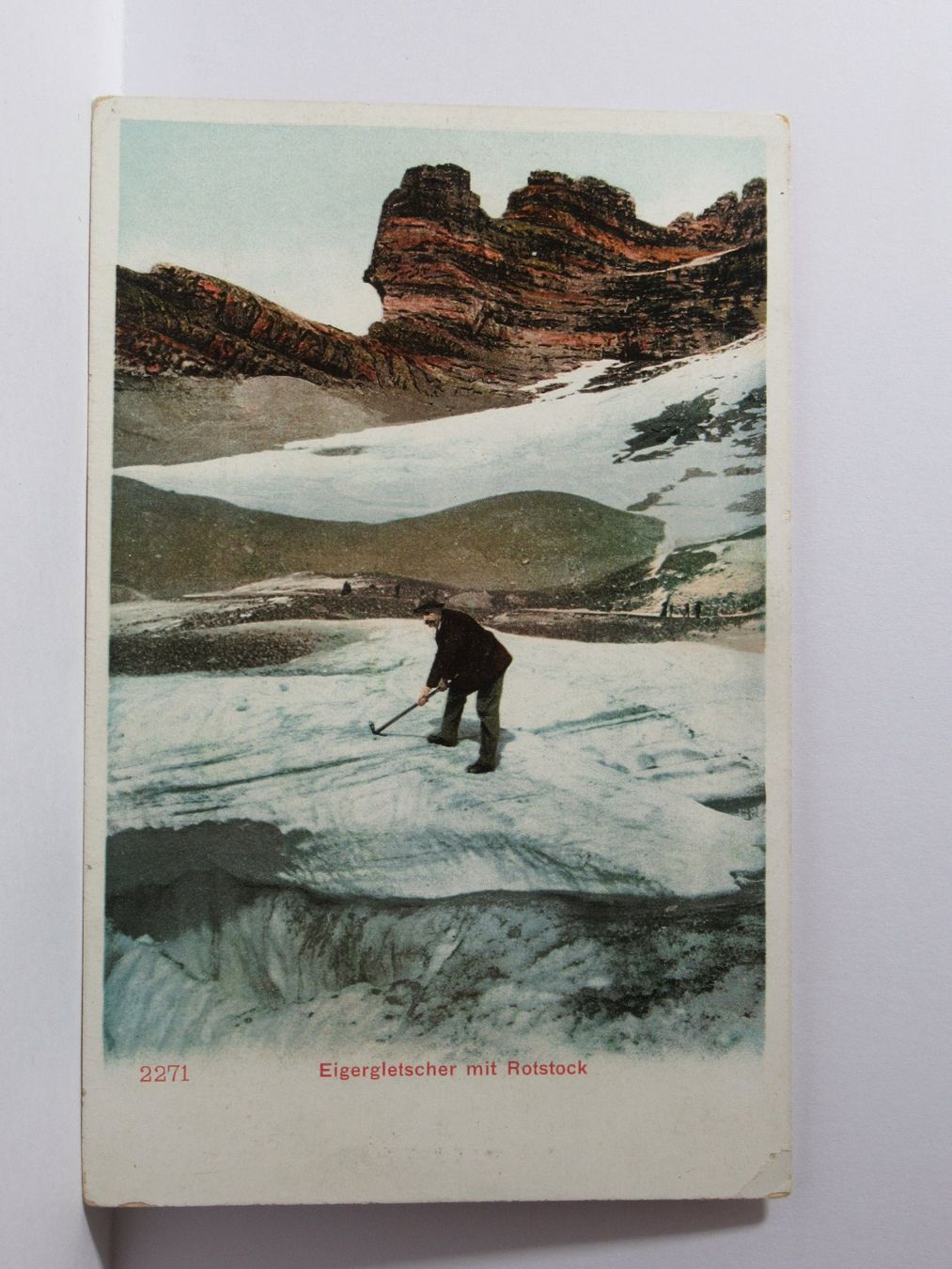 Cartoline postali: Eigergletscher mit Rotstock , Bergsteiger – Nuovo (secondo la descrizione) da Grenchen venduto da Bluemchen1900