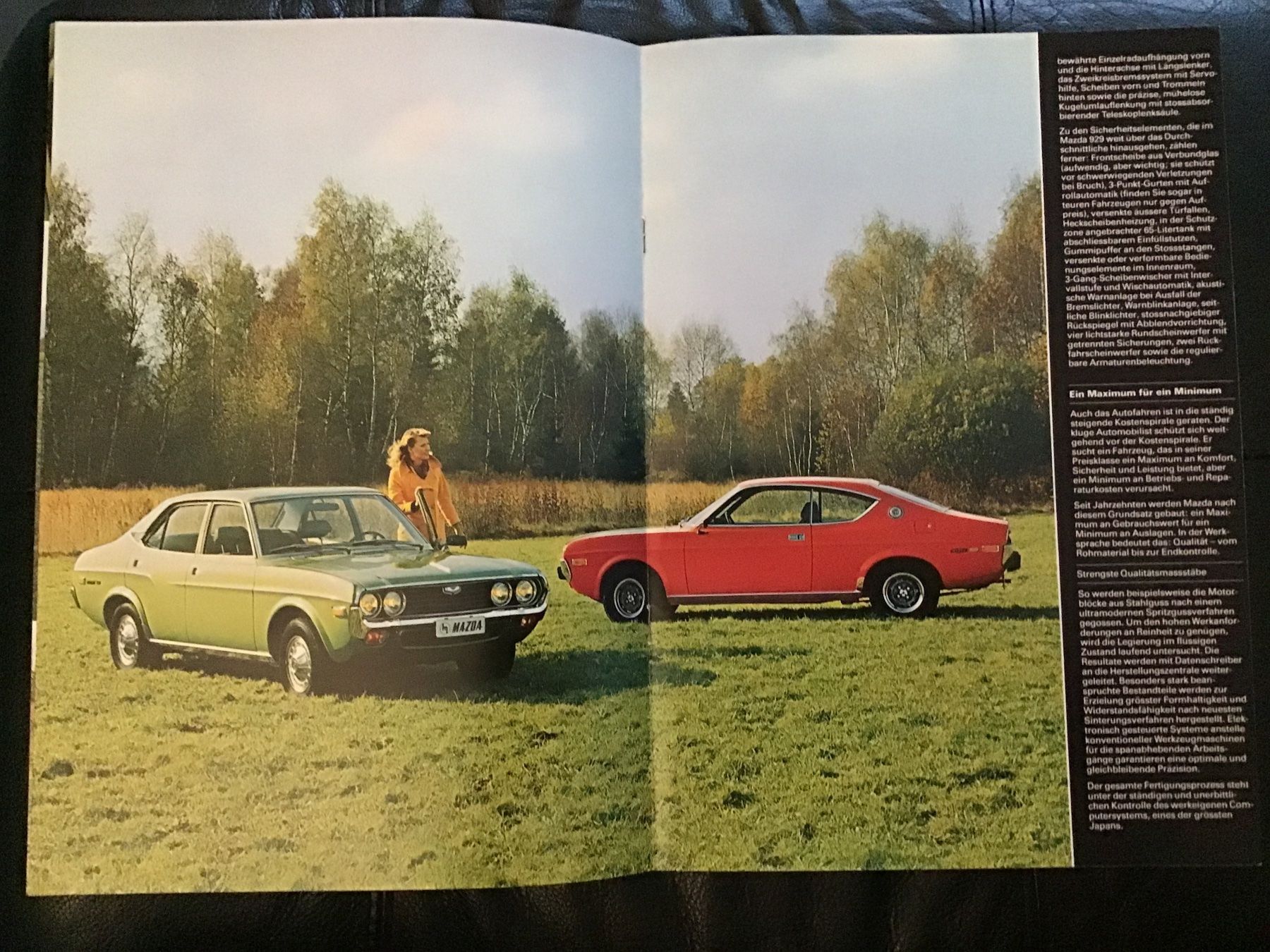 Mazda Documenti: Mazda 929 Verkaufsprospekt 8 Seiten – Usato da Scherzingen venduto da Starseller62 2
