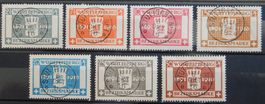 Württemberg Kat. 123-129 gest. 1916