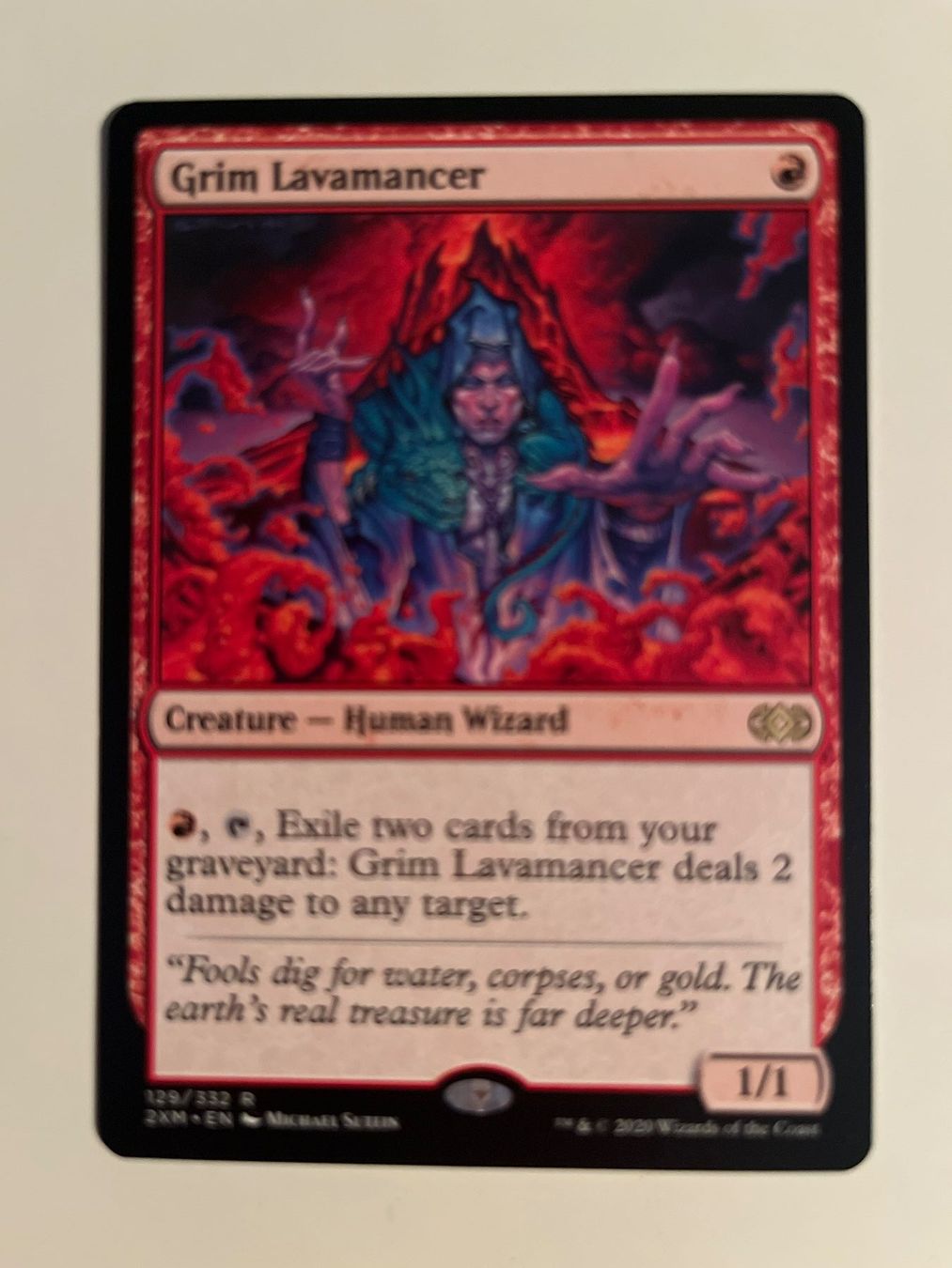 Magic The Gathering Sammelbilder & Trading cards: 1 x Grim Lavamancer - Magic: The Gathering - MtG – Gebraucht aus Kriens von Shadi1980