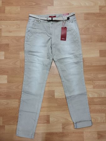 S.Oliver,NEUE Hose mit Gürtel,beige,Gr.34,19.90 statt 79.90