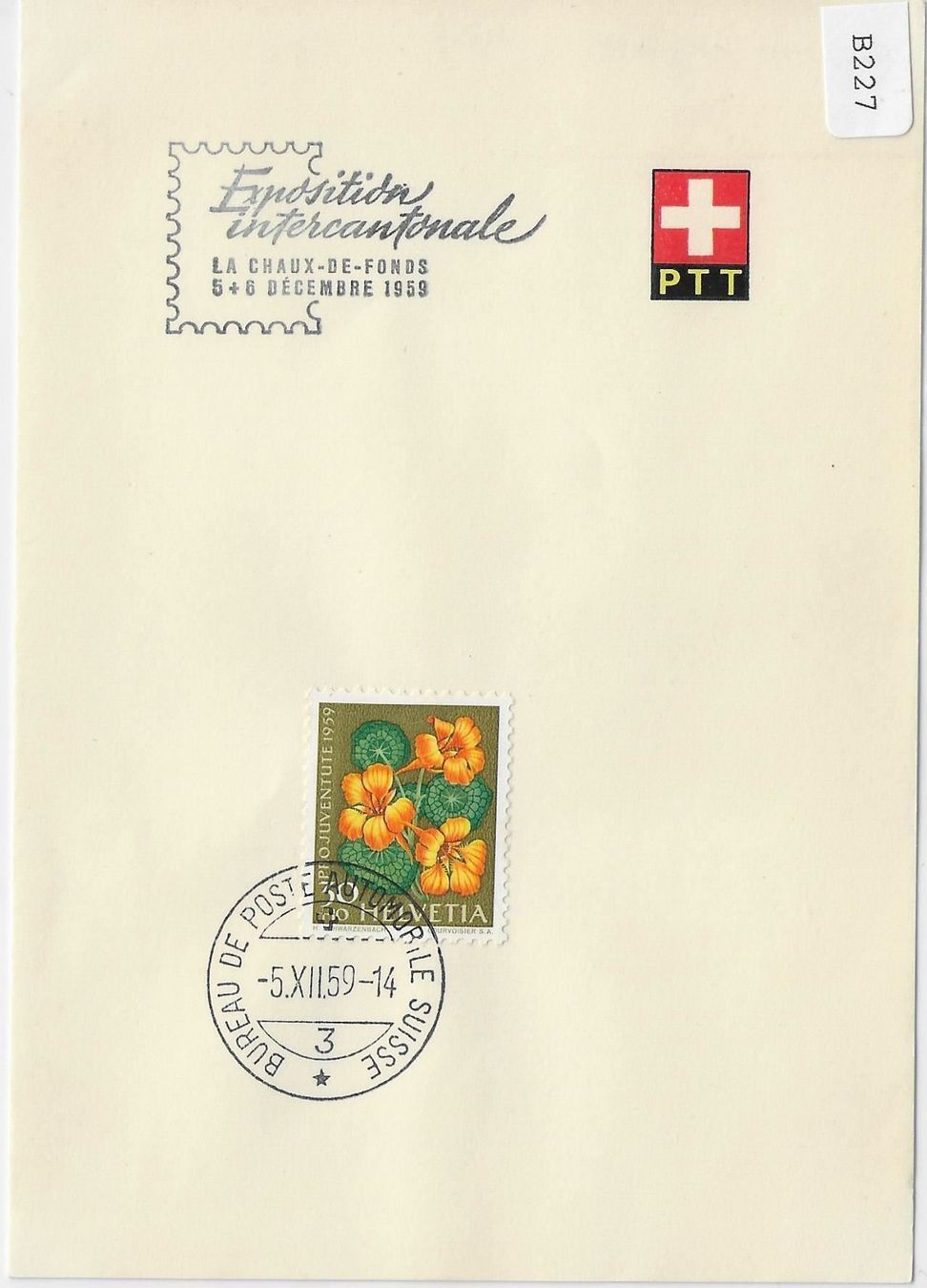 Tutti i francobolli: J181 auf PTT Bögli - Stempel: Exposition – Nuovo e nell'imballaggio originale da Ettingen venduto da Kartenplanet
