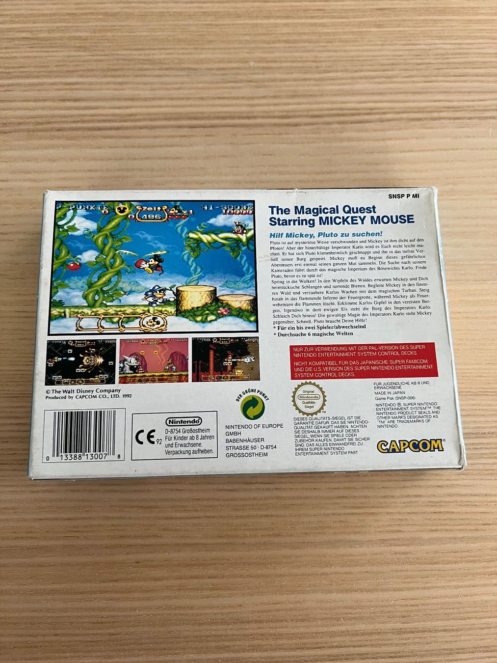 Capcom Giochi: Super Nintendo: The Magical Quest, mit OVP! – Usato da Männedorf venduto da Armando76 1