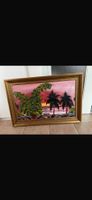 Goldener Rahmen, Vintage Look mit Bild