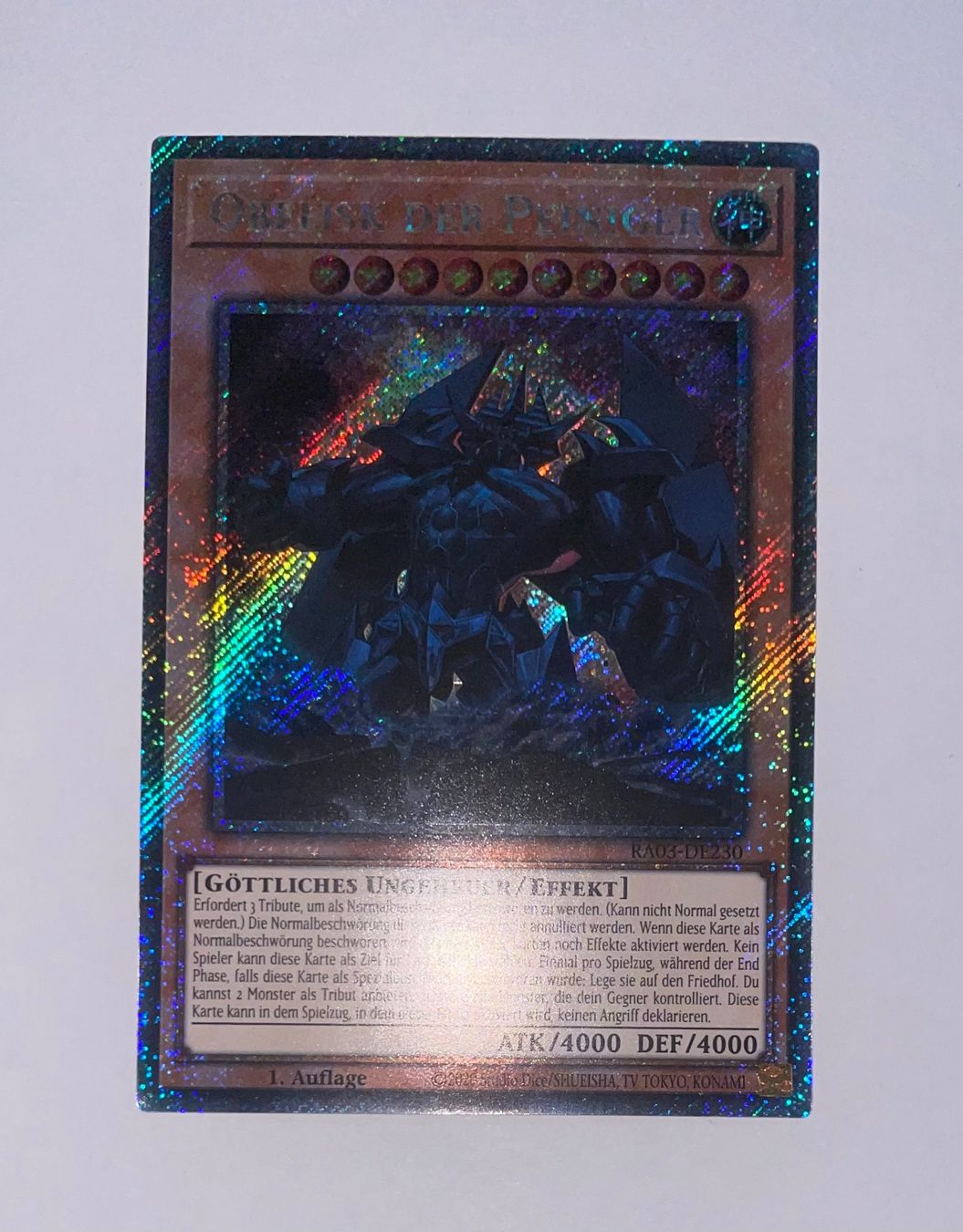 Yugioh Sammelbilder & Trading cards: Platinum Secret Rare | Obelisk der Peiniger – Neu (gemäss Beschreibung) aus Altstätten SG von ChangeMaker