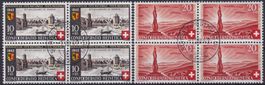 1942, Pro Patria, B15+B16, Viererblöcke: BERN (Postmuseum) L