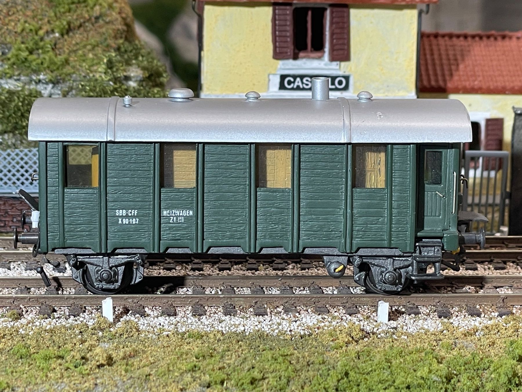 Pocher Modellini di ferrovie: Pocher Dampfheizwagen – Usato da Krummenau venduto da ferrotech