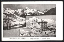 Engelberg, Hotel Victoria, Ortspartie im
