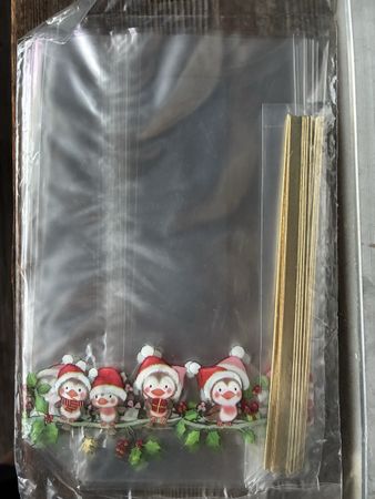 Noel Geschenkbeutel 14.5x23.5 cm 10 Stück neu mit Verschluss