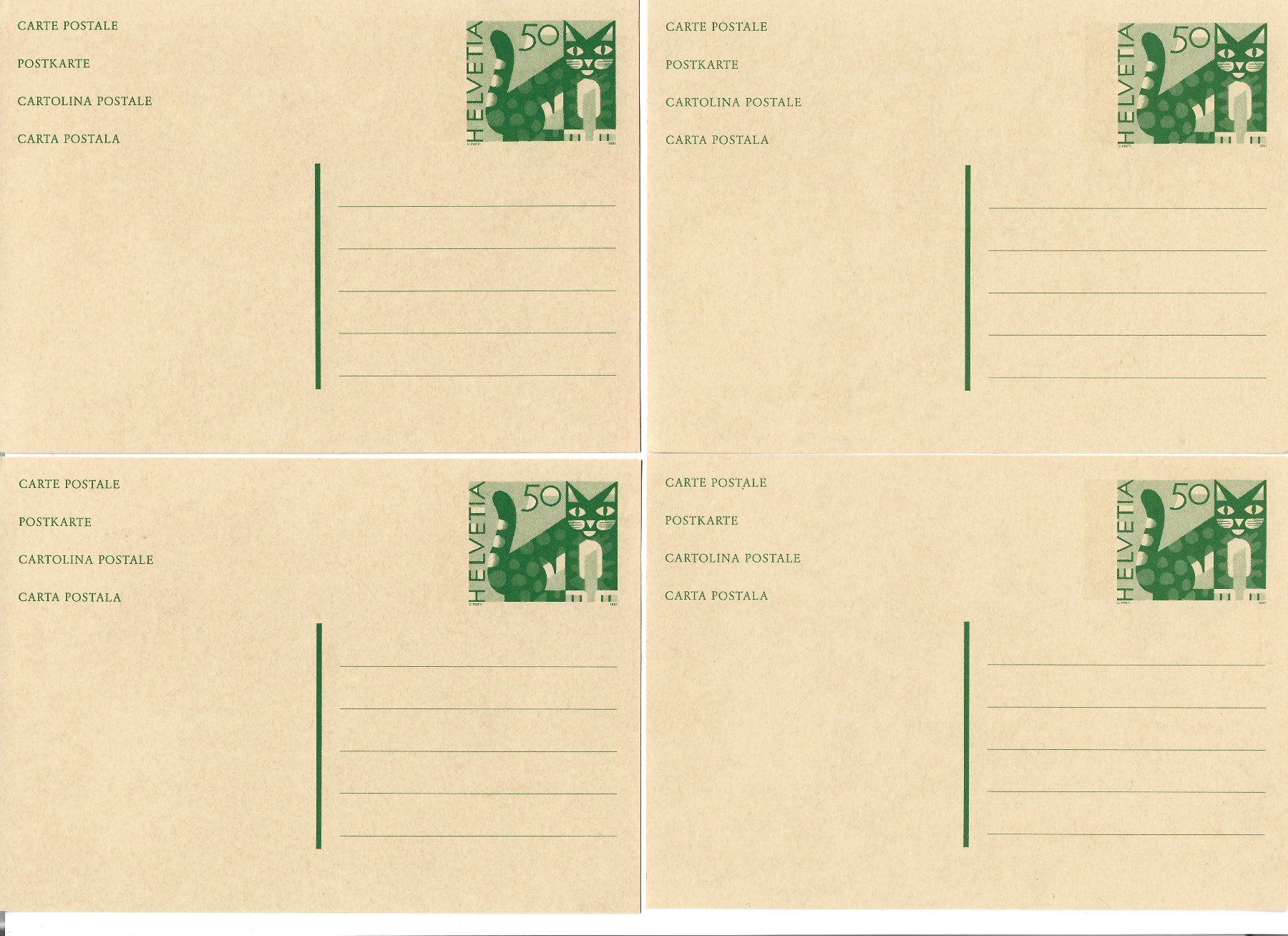 Cartoline postali: carte postale – Nuovo e nell'imballaggio originale da Delemont venduto da toutdubon11 4