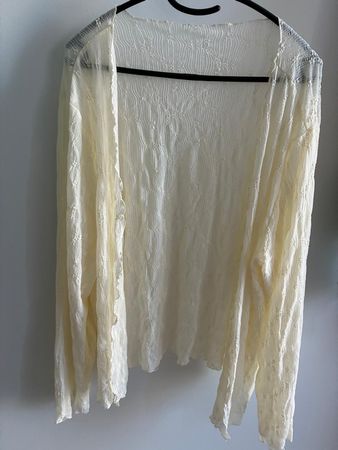 leichtes Jäckli beige Grösse 3XL