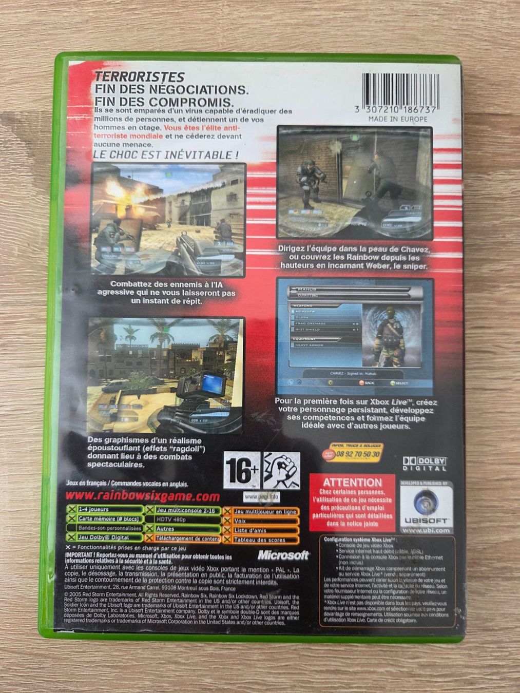 Spiele: Rainbow Six Lockdown - XBOX – Gebraucht aus Carouge GE von Gasco 1