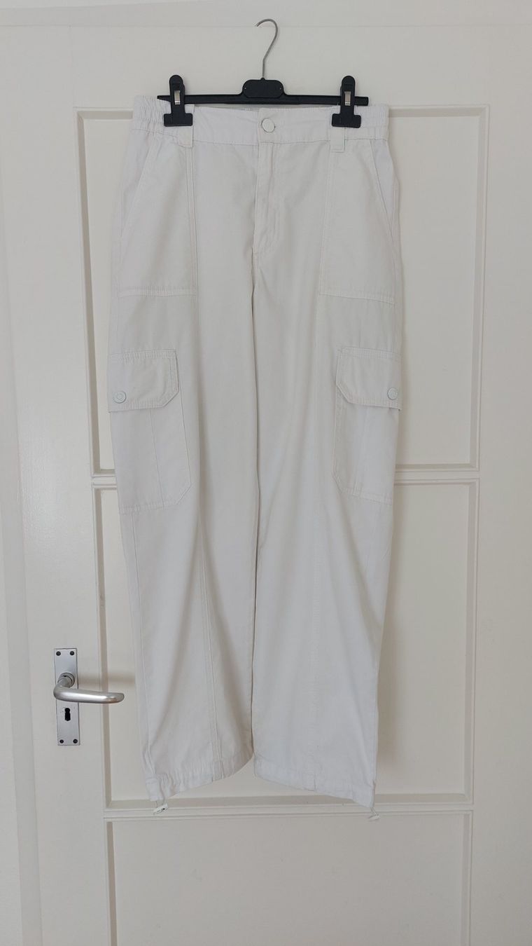 Pull&Bear Pantaloni: Pantalon blanc  Pull&bear taille 36 – Usato da Lausanne venduto da anta-123