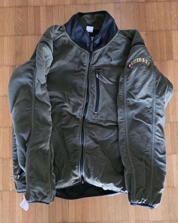 Fleecejacke oliv Armee Suisse  Gr. XL