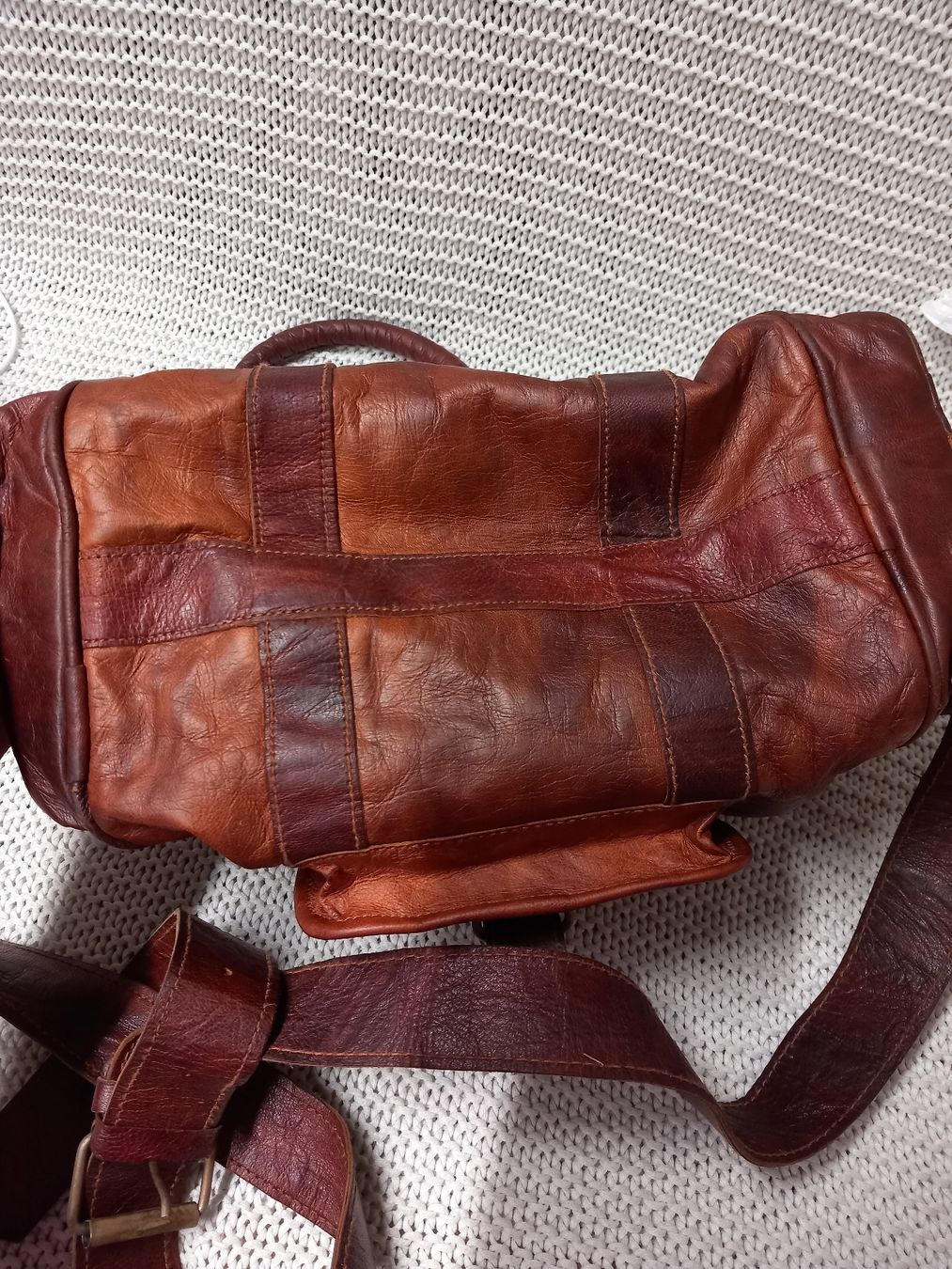 Borse: Gusti Ledertasche, echtes Leder, Vintage – Usato da Merligen venduto da muss_haben 5