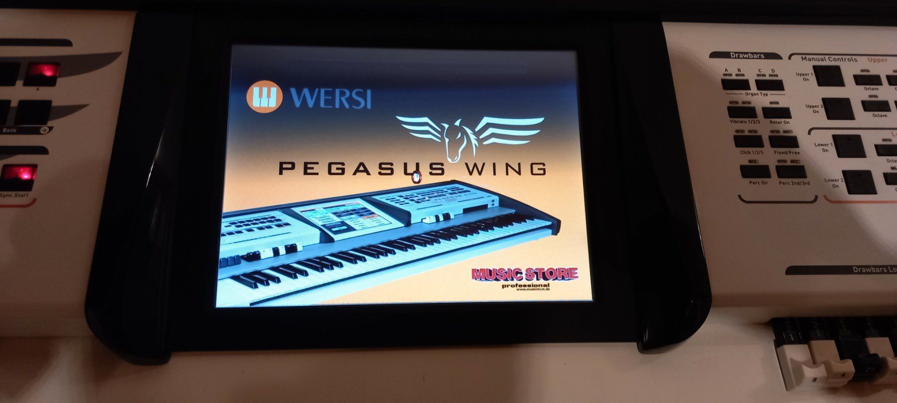Strumenti musicali: Wersi Pegasus Wing Prof Workstation / Keyboard 76-Tasten – Usato da Schänis venduto da livo56 2