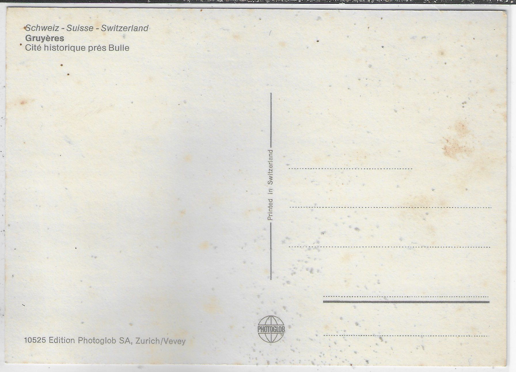 Cartoline postali: Gruyeres - Multiview – Usato da Ettingen venduto da Kartenplanet 1