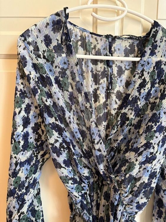 Zara Tute: Blauer gemusterter Jumpsuit, Zara, S – Usato da Zürich venduto da Sera.13