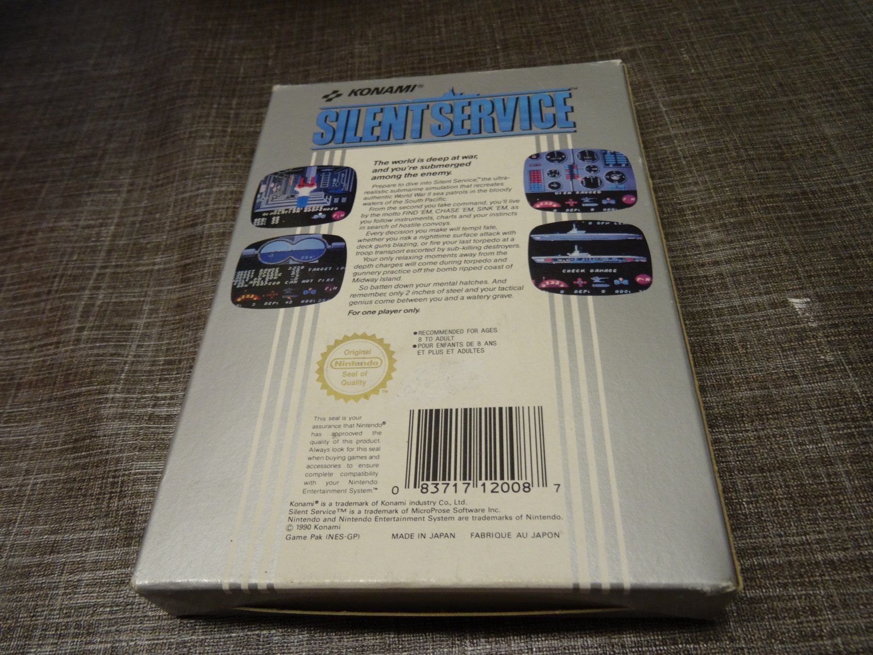 Nintendo Giochi: Silent Service NES OVP – Usato da Olten venduto da Disc-Ausverkauf 1