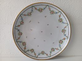 Assiette en porcelaine peinte à la main / Handgemalt Teller