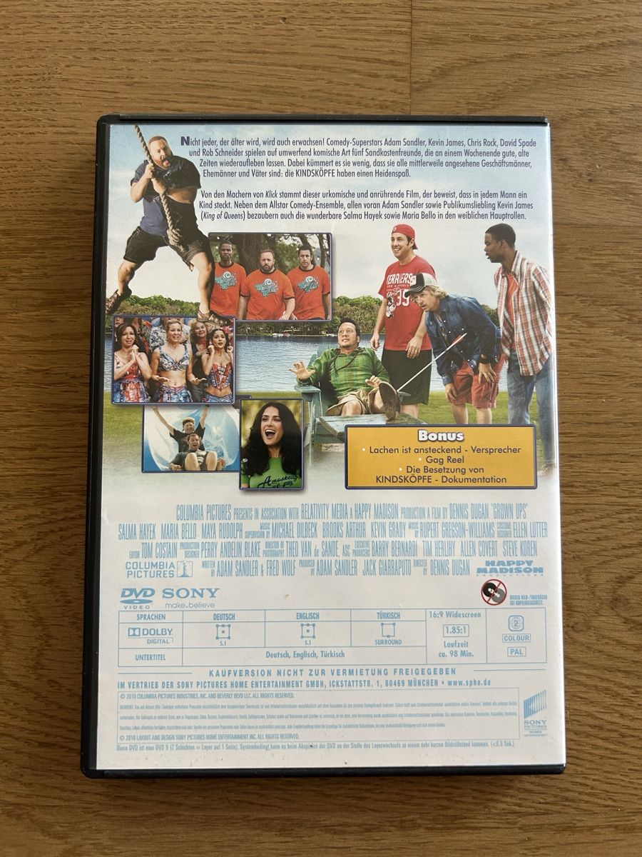 Alle DVDs: DVD Kindsköpfe  – Gebraucht aus Gibswil von nat_2nfv 1