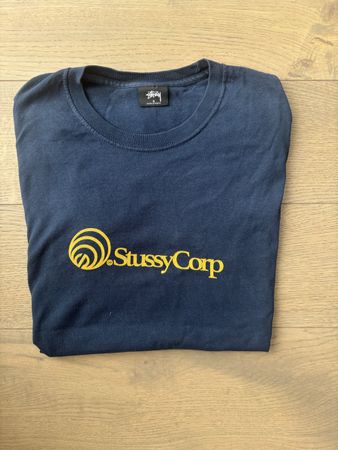 Stussy T-Shirt Navy Blue, Size S Fit S/M, Zusand sehr gut