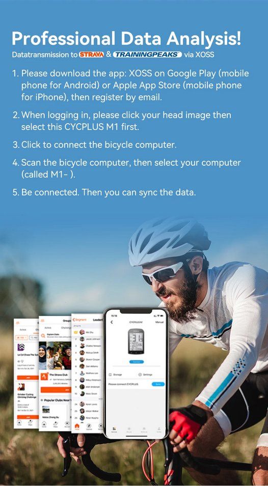 Computer & Messgeräte: GPS Fahrradcomputer mit Bluetooth 5.0 & ANT+ Geschwindigkeit – Neu und originalverpackt aus Genève von Anna-38 6