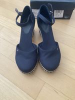 Tommy Hilfiger Keilabsatz Schuhe, Dunkelblau, Gr. 41, Top!