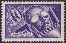 1923, F7 (PILOT) postfrisch **, gut erhalten. Kat: 65.-