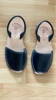 Alpargatus Sandalen Grösse 38 schwarz Leder