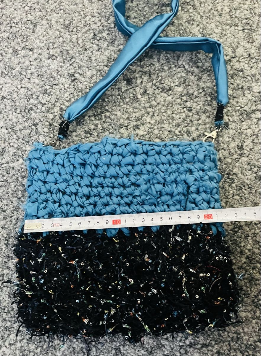 Borse da donna: Handtasche, blau-schwarz, Neu – Nuovo e nell'imballaggio originale da Au ZH venduto da Jaggy4 4