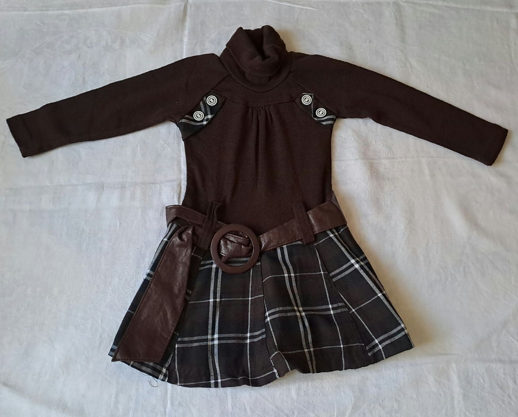 Kleider & Röcke: Robe pour fille taille 98 – Neu (gemäss Beschreibung) aus Le Noirmont von sportboutique