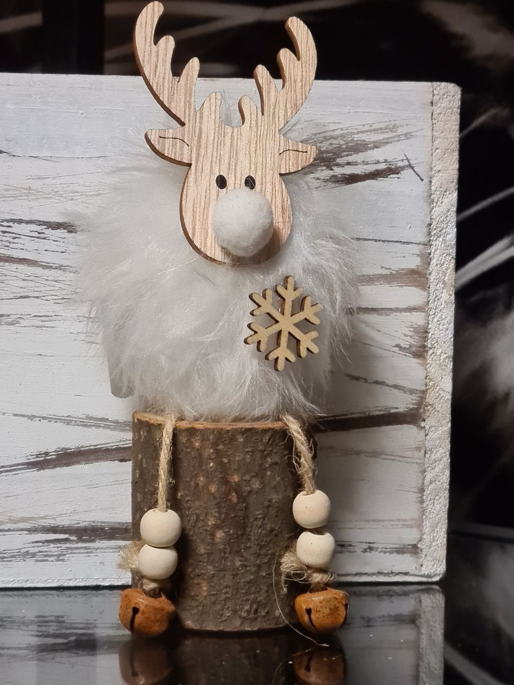 Tutte le decorazioni: Weihnachts Deko Holz /Fell – Nuovo (secondo la descrizione) da Amriswil venduto da kleindeko