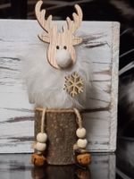 Weihnachts Deko Holz /Fell