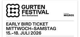 GURTEN FESTIVAL 4-Tagespass 15-18. Juli 2026